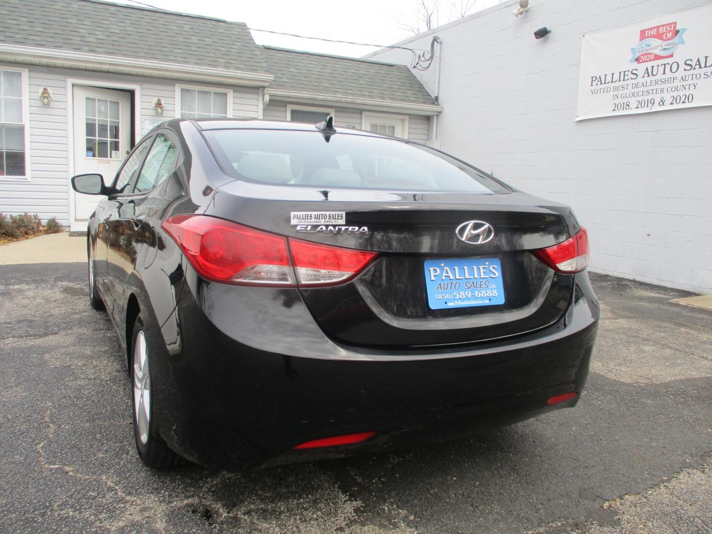 2013 BLACK Hyundai Elantra (5NPDH4AE3DH) with an 1.8L L4 DOHC 16V engine, AUTOMATIC transmission, located at 540a Delsea Drive, Sewell, NJ, 08080, (856) 589-6888, 39.752560, -75.111206 - Photo#3